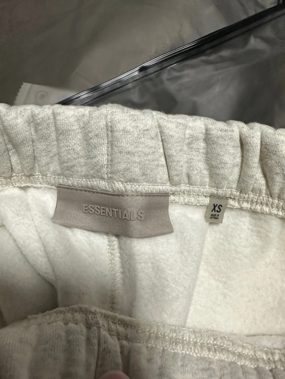 Fear of God ESSENTIALS Light Oatmeal Shorts XS New FW